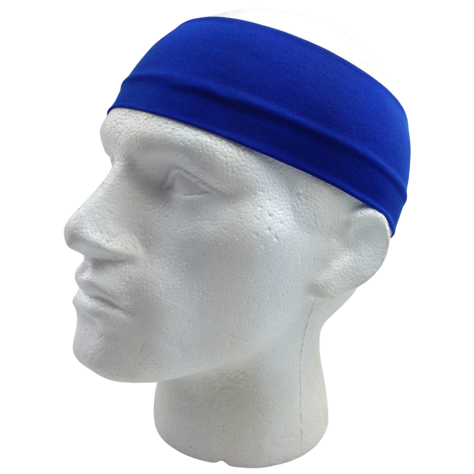 PLAIN HEADBAND Elastic Stretch Sports Yoga Hair Band Unisex 8cm Wide Wrap - Picture 17 of 128