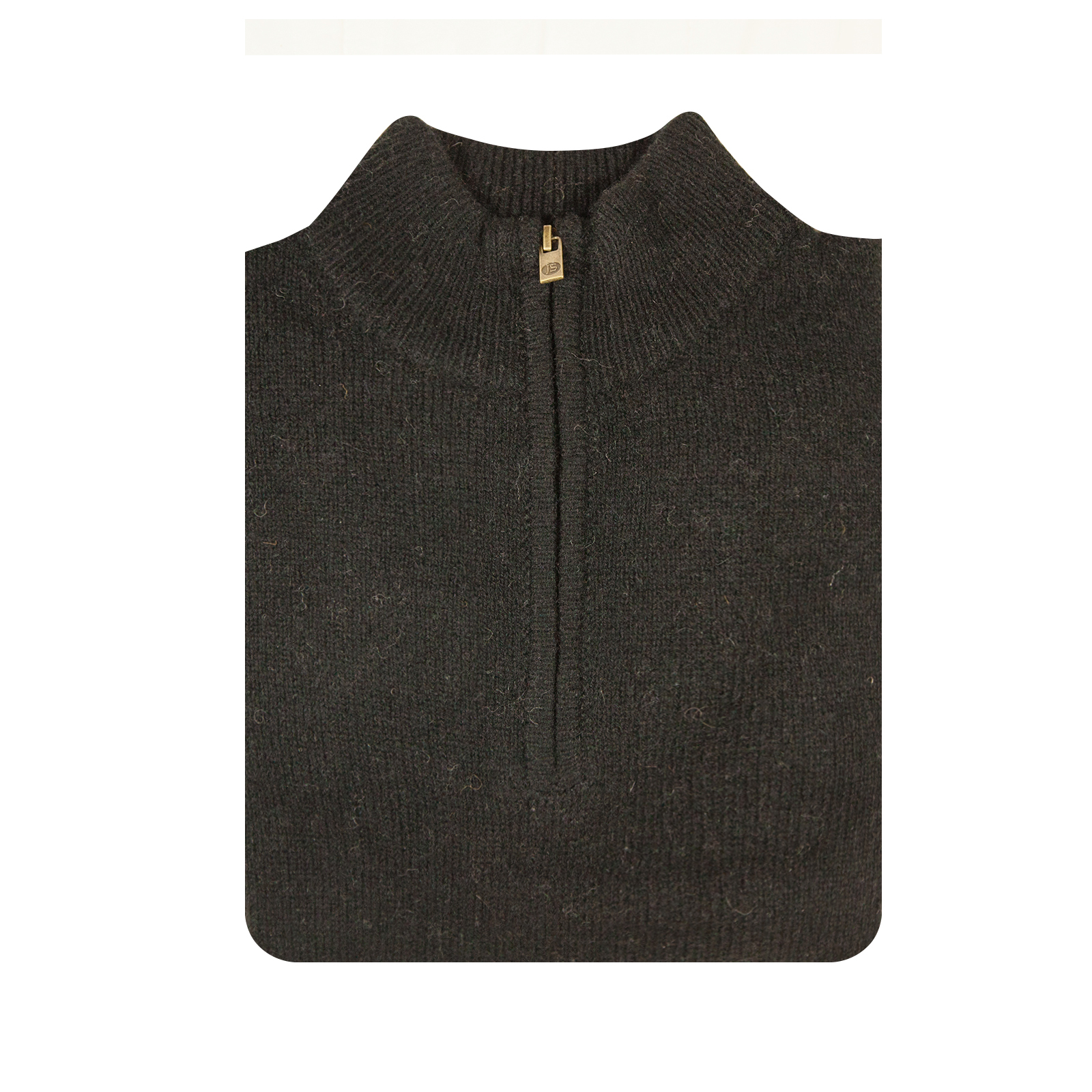 100% SHETLAND WOOL Half Zip Up Knit JUMPER Pullover Mens Sweater Knitted New - Picture 43 of 143