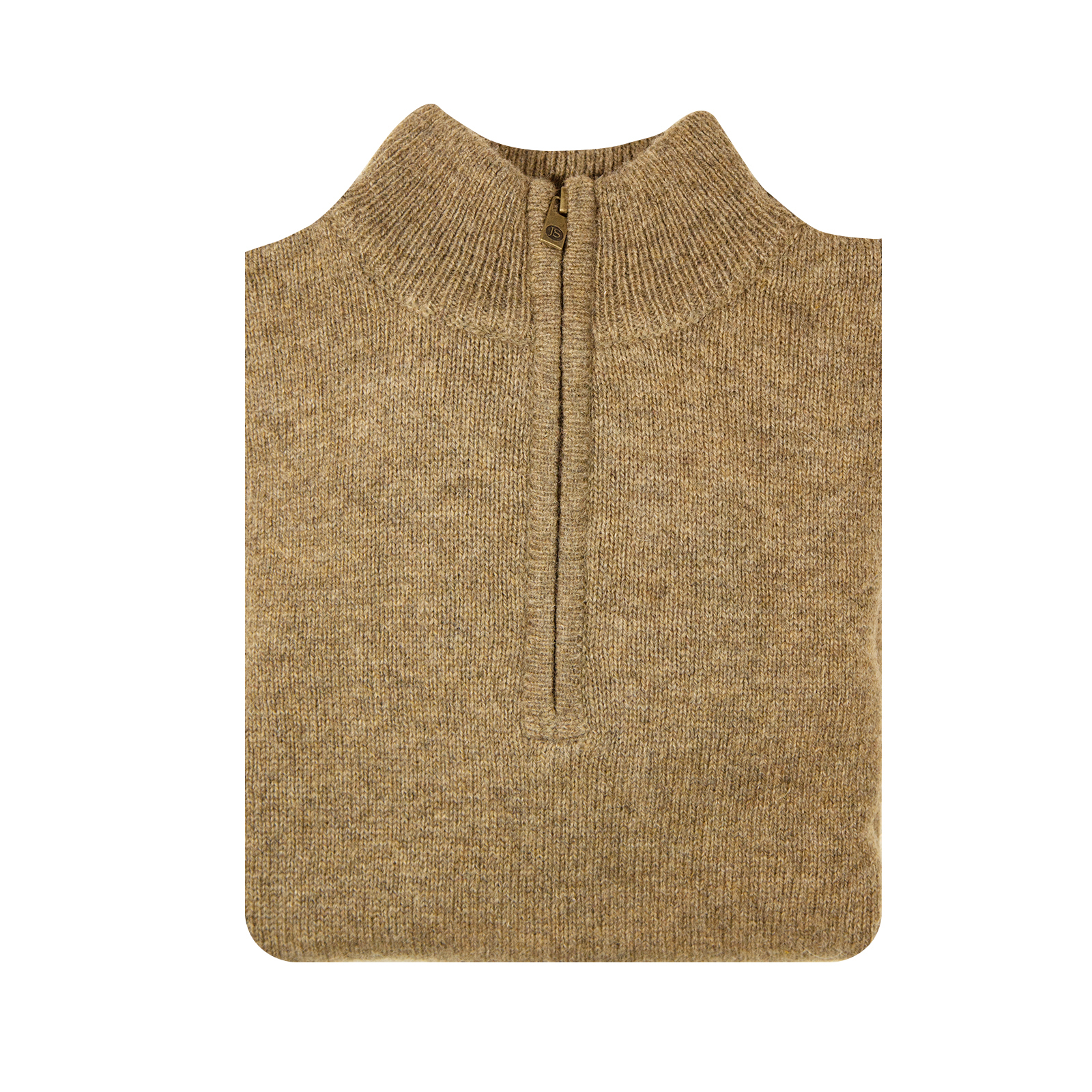100% SHETLAND WOOL Half Zip Up Knit JUMPER Pullover Mens Sweater Knitted New - Picture 76 of 143