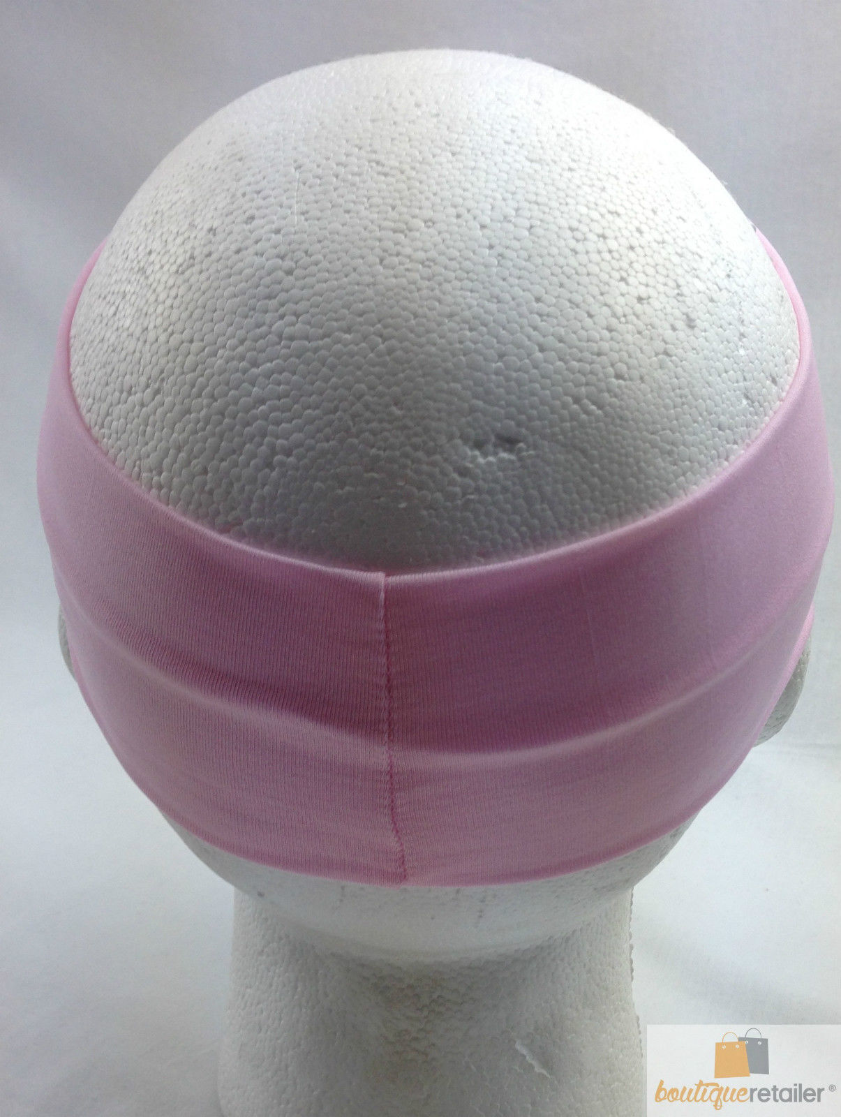 PLAIN HEADBAND Elastic Stretch Sports Yoga Hair Band Unisex 8cm Wide Wrap - Picture 63 of 128