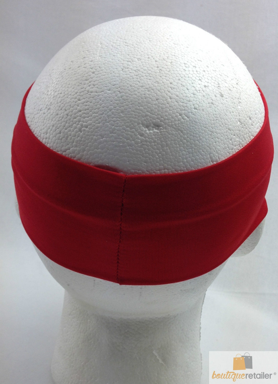 PLAIN HEADBAND Elastic Stretch Sports Yoga Hair Band Unisex 8cm Wide Wrap - Picture 93 of 128