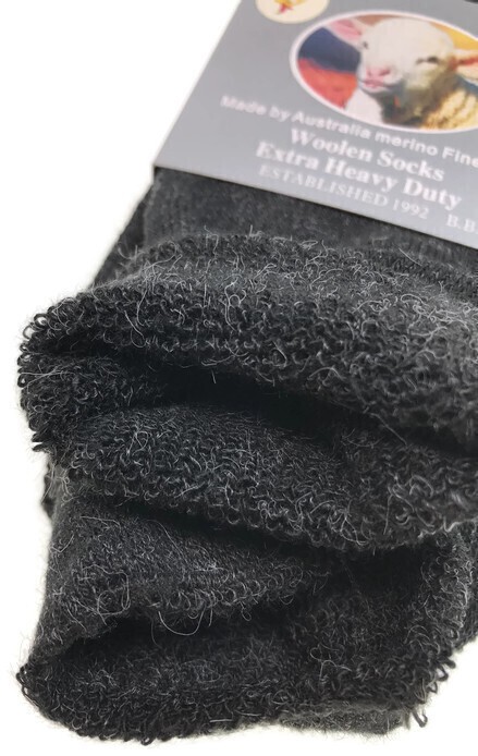 6 Pairs Merino Wool Blend Woolen Work Socks Hiking Heavy Duty Warm Thermal Bulk - Picture 18 of 34