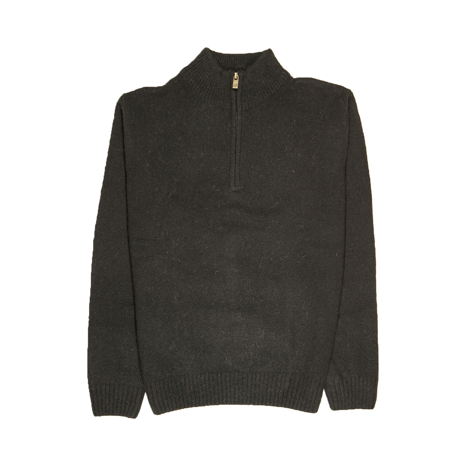 100% SHETLAND WOOL Half Zip Up Knit JUMPER Pullover Mens Sweater Knitted New - Picture 50 of 143