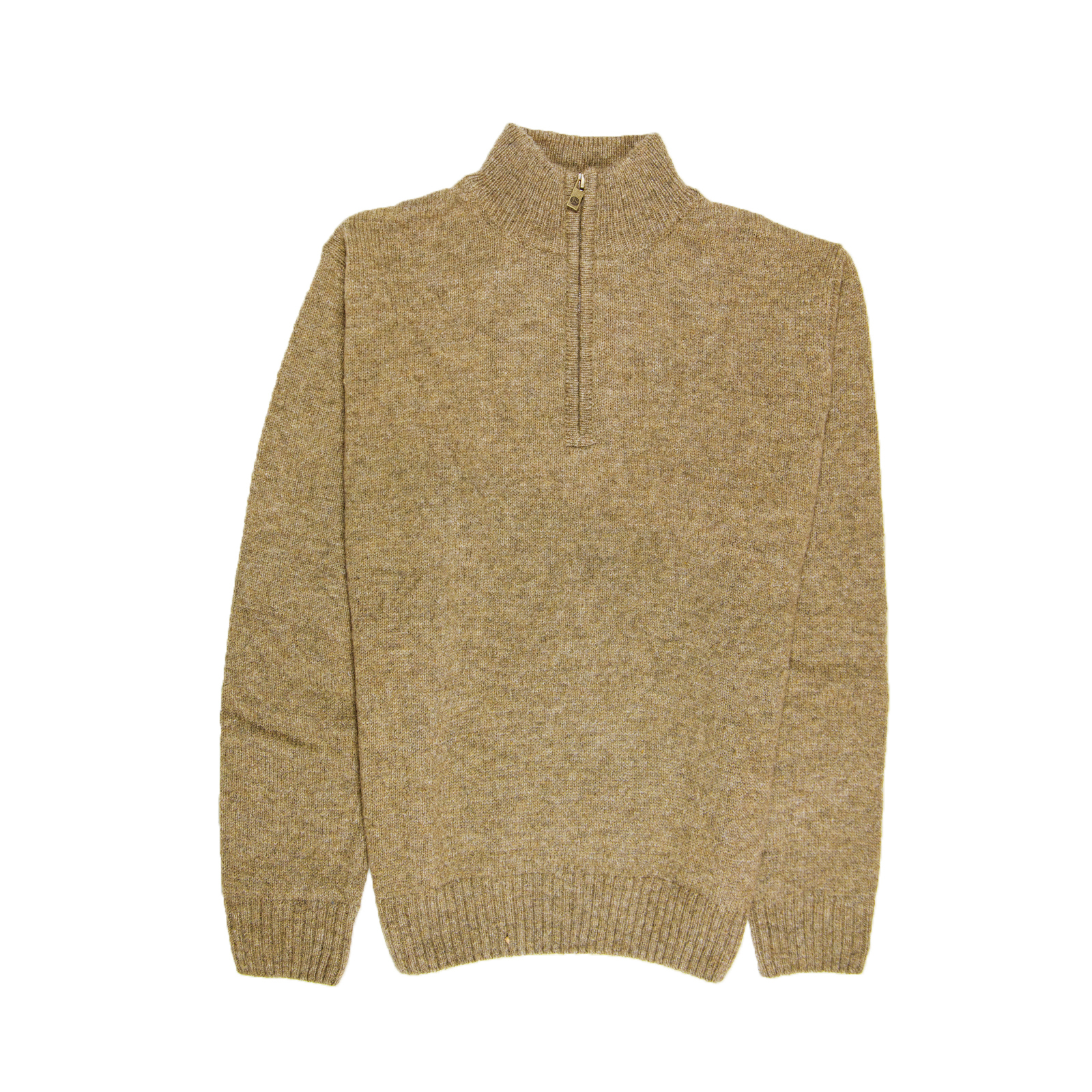 100% SHETLAND WOOL Half Zip Up Knit JUMPER Pullover Mens Sweater Knitted New - Picture 83 of 143