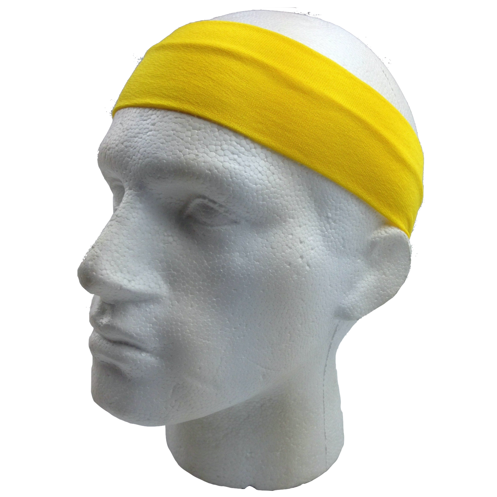 PLAIN HEADBAND Elastic Stretch Sports Yoga Hair Band Unisex 8cm Wide Wrap - Picture 124 of 128