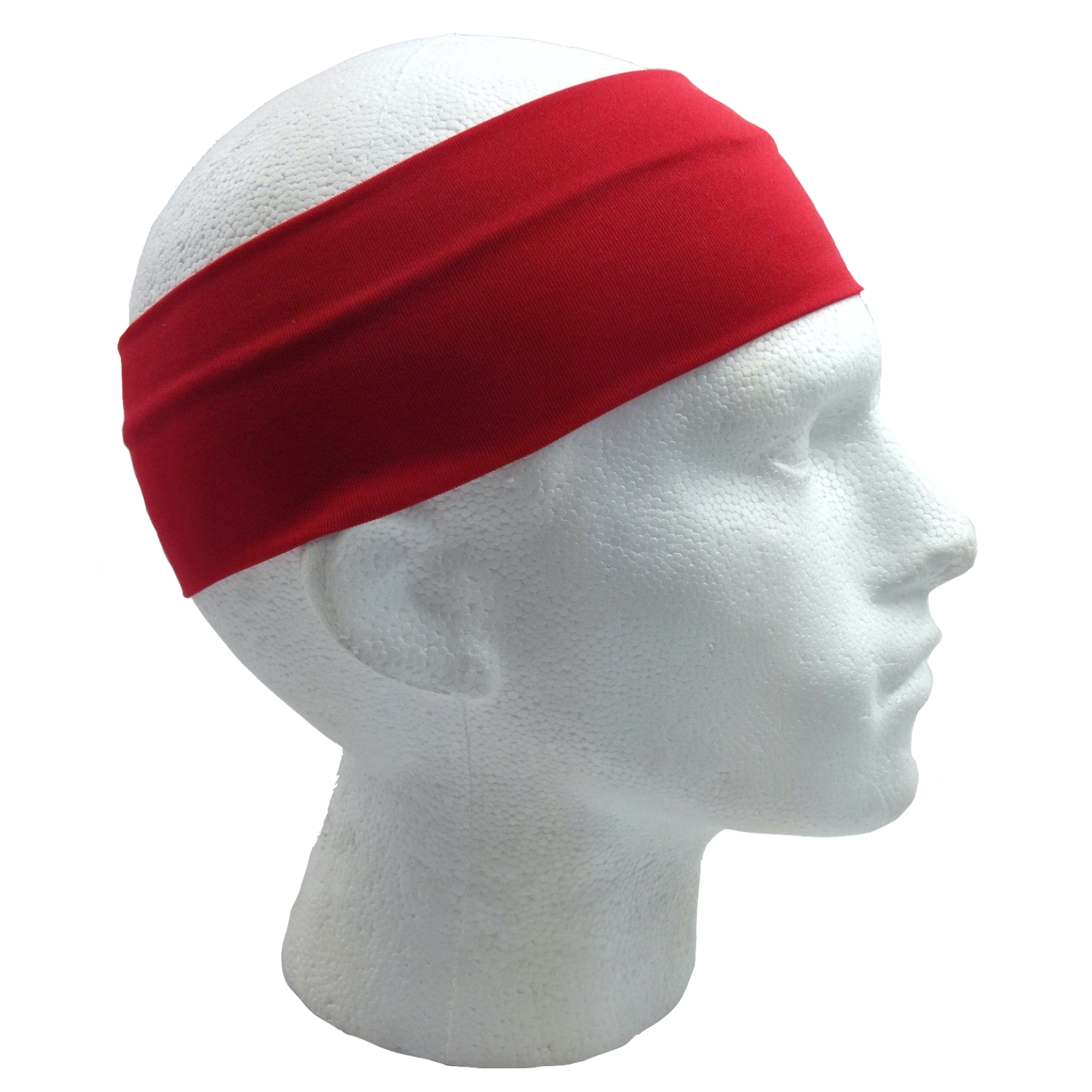 PLAIN HEADBAND Elastic Stretch Sports Yoga Hair Band Unisex 8cm Wide Wrap - Picture 95 of 128