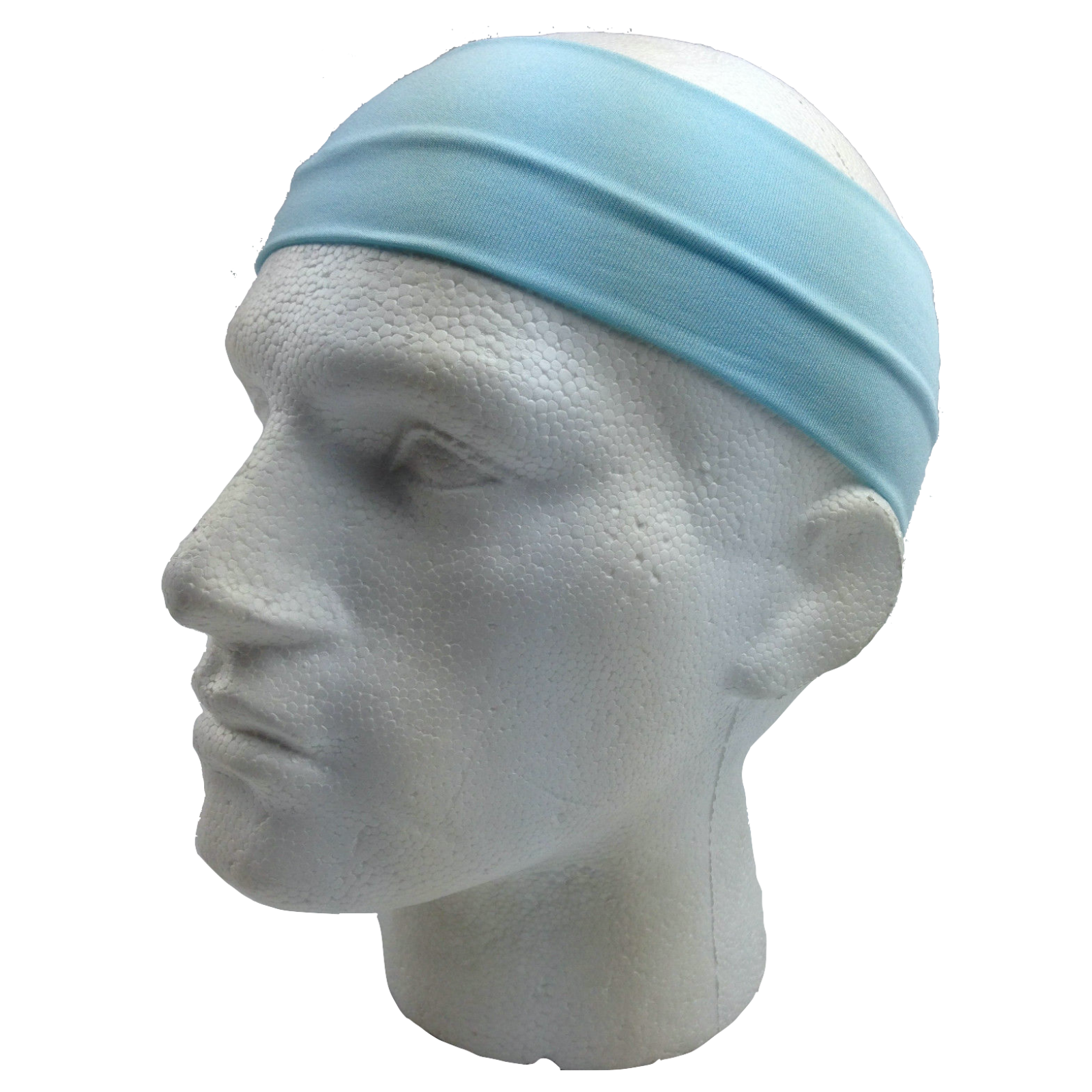 PLAIN HEADBAND Elastic Stretch Sports Yoga Hair Band Unisex 8cm Wide Wrap - Picture 105 of 128